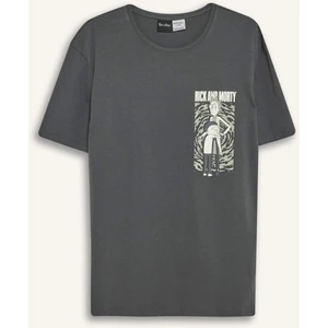 Rick and Morty Regular Fit Bisiklet Yaka Kısa Kollu Tişört E4752AX25SP