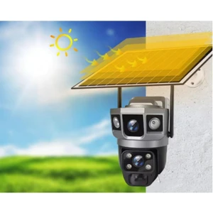 Blue İnter Int- cmr 51 Çift Kameralı Solar Panelli Uygulama Kontrollü Güvenlik Kamerası