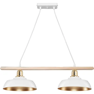 Arya Ikili Avize Beyaz Gold