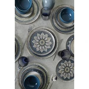 Mosaic Marvels Yemek Takımı 24 Parça 6 Kişilik 21619-20-21
