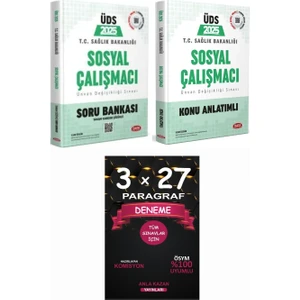 Data Yayınları 2025 Sağlık Bakanlığı Üds Sosyal Çalışmacı Konu + Soru + Paragraf Seti
