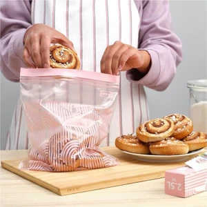 Ikea Istad Kilitlenebilir Buzdolabı Poşeti Uçuk Pembe 2.5 Lt 20 Adet