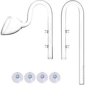 Aquapro Lilly Glass Pipe 12MM Dış Filtre Cam Emiş Basış