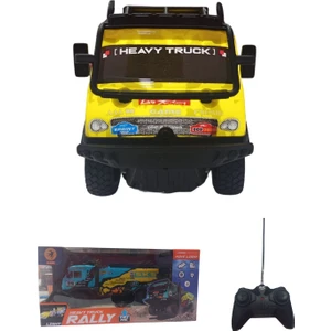 Boratila Toys 1:20IŞIKLI Demolu Full Fonksiyon Uzaktan Kumandalı Sarı-Turuncu Kamyonet