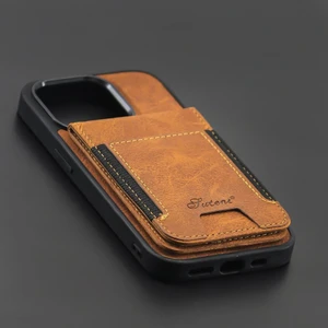 iPhone 13 Pro Max Uyumlu Kartlıklı ve Güçlü Magnet Özellikli Magsafe Kılıf