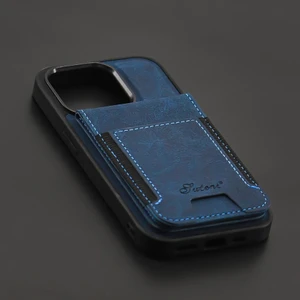 Iphone 13 Uyumlu Kartlıklı ve Güçlü Magnet Özellikli Magsafe Kılıf