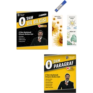 0'dan Dil Bilgisi ve 0'dan Paragraf Set 2 Kitap