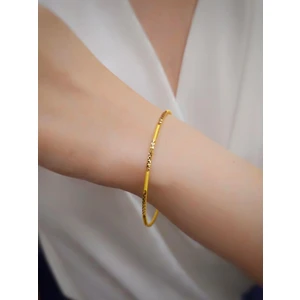 22 Ayar 10GR Kalemli Ajda Işçiliksiz Bilezik