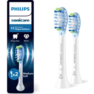 Sonicare Premium Plak Defans 2'li Yedek Başlık Beyaz - HX9042/87