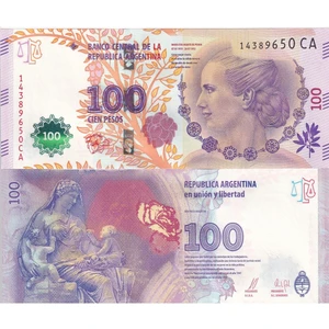 Emir Collection Arjantin Hatıra Baskı ( Eva Peron ) 100 Pesos Yabancı Kağıt Para Çil (Unc) Koleksiyon Para