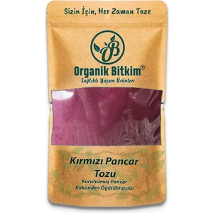 Organik Bitkim Kırmızı Pancar Tozu (Öğütülmüş) 100 gr