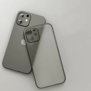 iPhone 12 Pro Uyumlu Ultra Ince Sert Kılıf Arka Kapak