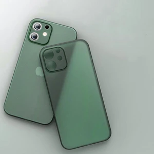 iPhone 12 Pro Uyumlu Ultra Ince Sert Kılıf Arka Kapak