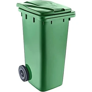 120 Lt Tekerlekli Çöp Konteyner Eko Yeşil