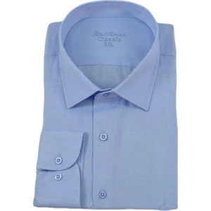 Erkek Büyük Beden Klasik Tek Cepli Uzun Kol Gömlek BGL-ST04337