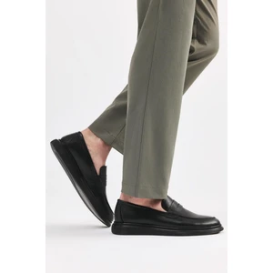 Yaya By Hotiç Deri Siyah Erkek Loafer