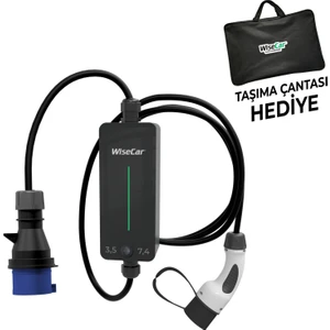 Wisecar Wtp1 | 7.4kw & 3.5kw Akıllı Elektrikli Araç Şarj Cihazı