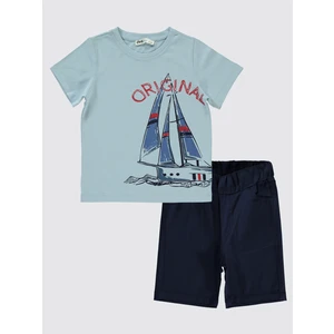 Civil Boys Erkek Çocuk Kaprili Takım 2-5 Yaş Buz Mavi