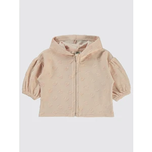 Civil Baby Kız Bebek Hırka 6-18 Ay Pudra
