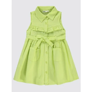 Civil Girls Kız Çocuk Elbise 2-5 Yaş Sarı