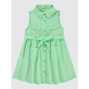 Civil Girls Kız Çocuk Elbise 2-5 Yaş Çağla Yeşili