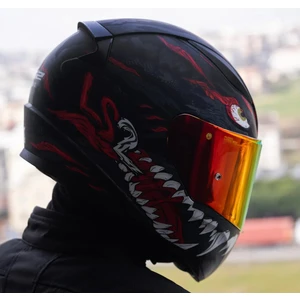 Ls2 Rapıd 2 Kaıju Fullface Motosiklet Kaskı Kırmızı Camlı