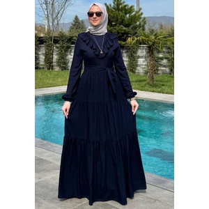 Rabia Şamlı Jale Elbise Lacivert