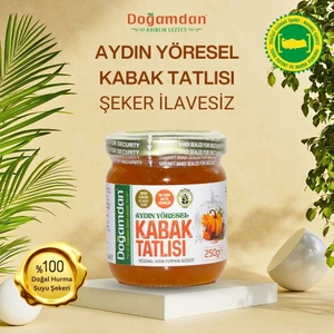 Aydın  Yöresel Kabak Tatlısı - Şeker Ilavesiz 250 gr