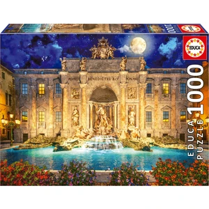 1000 Parça Roma Trevi Çeşmesi Puzzle - 19923 - Fontana Di Trevi Rome