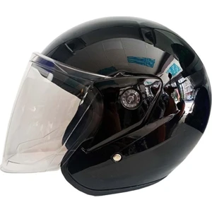 Scooter Yarım Kask L Beden Siyah