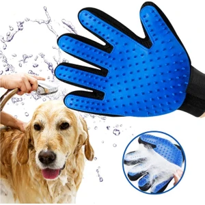 Brc Toptan Evcil Hayvan Tüy Toplama Eldiveni Mavi