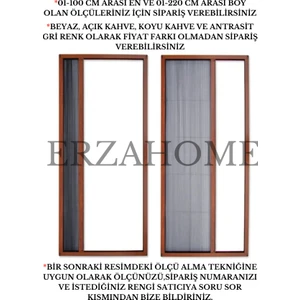 100*220 Plise Sineklik Pileli Sürgülü Kapı Sinekliği Akordiyon Sineklik