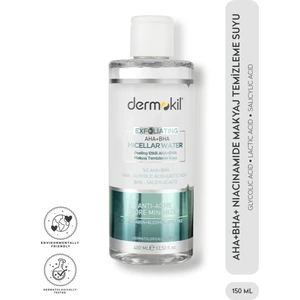 Exfoliating AHA+BHA+ Niacinamide Micellar Makyaj Temizleme Suyu 400 ml