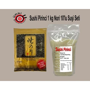 Umai Sushi Sushi Pirinci 1 kg Nori 10'lu / Suşi Seti 