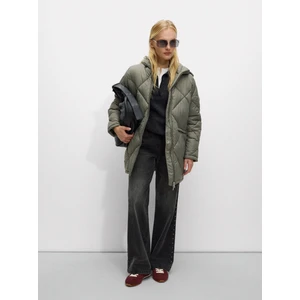 Kapüşonlu Kapitone Kaban