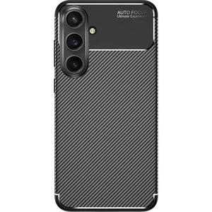 Samsung Galaxy S24 Fe Karbon Tasarım Silikon Kılıf Kapak Dayanıklı ve Koruyucu