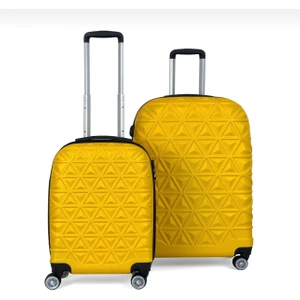 Piramit Desen Abs Seyahat Valizi, Canyon Serisi, Kabin Boy&büyük Boy