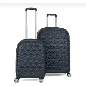 Piramit Desen Abs Seyahat Valizi, Canyon Serisi, Kabin Boy&büyük Boy