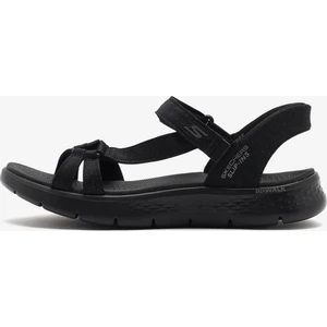 Go Walk Flex Sandal - Illuminate Kadın Siyah Sandalet 141481 Bbk