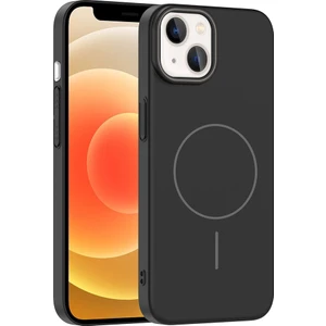 M.tk moveteck Apple iPhone 15 Uyumlu Kılıf Ince Magsafe Halkalı Kablosuz Şarj Özellikli Lansman Silikon Kapak