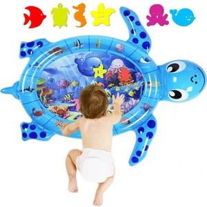 Kaplumbağa (Turtle) Jumbo Bebek Su Oyun Matı Aktivite Matı (Toyflyer) Mavi