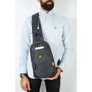 Newish Polo Keten Kumaş Body Bag Çapraz Göğüs ve Sırt Çantası -Np 2056