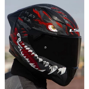 Ls2 Rapıd 2 Race Kaıju Fullface Motosiklet Kaskı Siyah Camlı