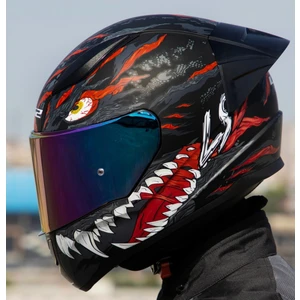 Ls2 Rapıd 2 Race Kaıju Fullface Motosiklet Kaskı Gökkuşağı Camlı