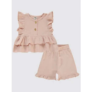 Civil Baby Kız Bebek Takım 6-18 Ay Pembe