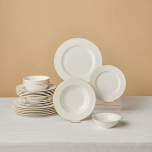 Dome Porselen 24 Parça 6 Kişilik Yemek Takımı