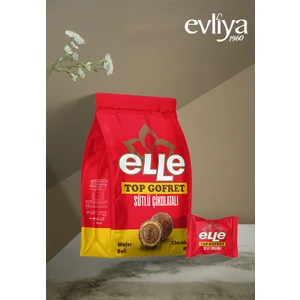 Evliya Şekerleme Elle Sütlü Çikolata Kaplamalı Top Gofret 150 gr