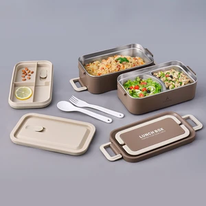 Bento Lunch Box Haki 2000 ml