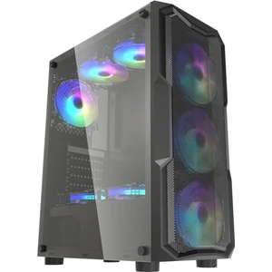 Aquarıus 4X12CM Argb Fan Mesh Panel Temperli Atx Bilgisayar Kasası