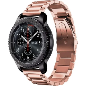 Samsung Galaxy Gear S3 Gear Watch 3 45MM Çelik Metal Tme Kordon Kayış